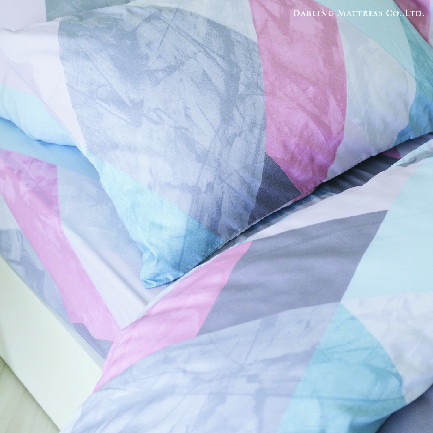 ชุดผ้าปูผ้านวม 5 ฟุต DARLING MATTRESS รุ่นแอบสแตรกต์ ลายมาร์เบิ้ล_4